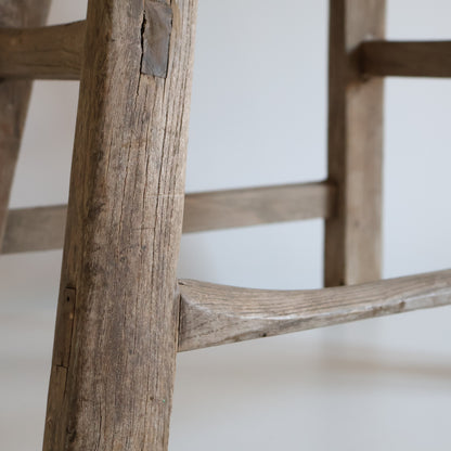 Tall elm stool - Frank