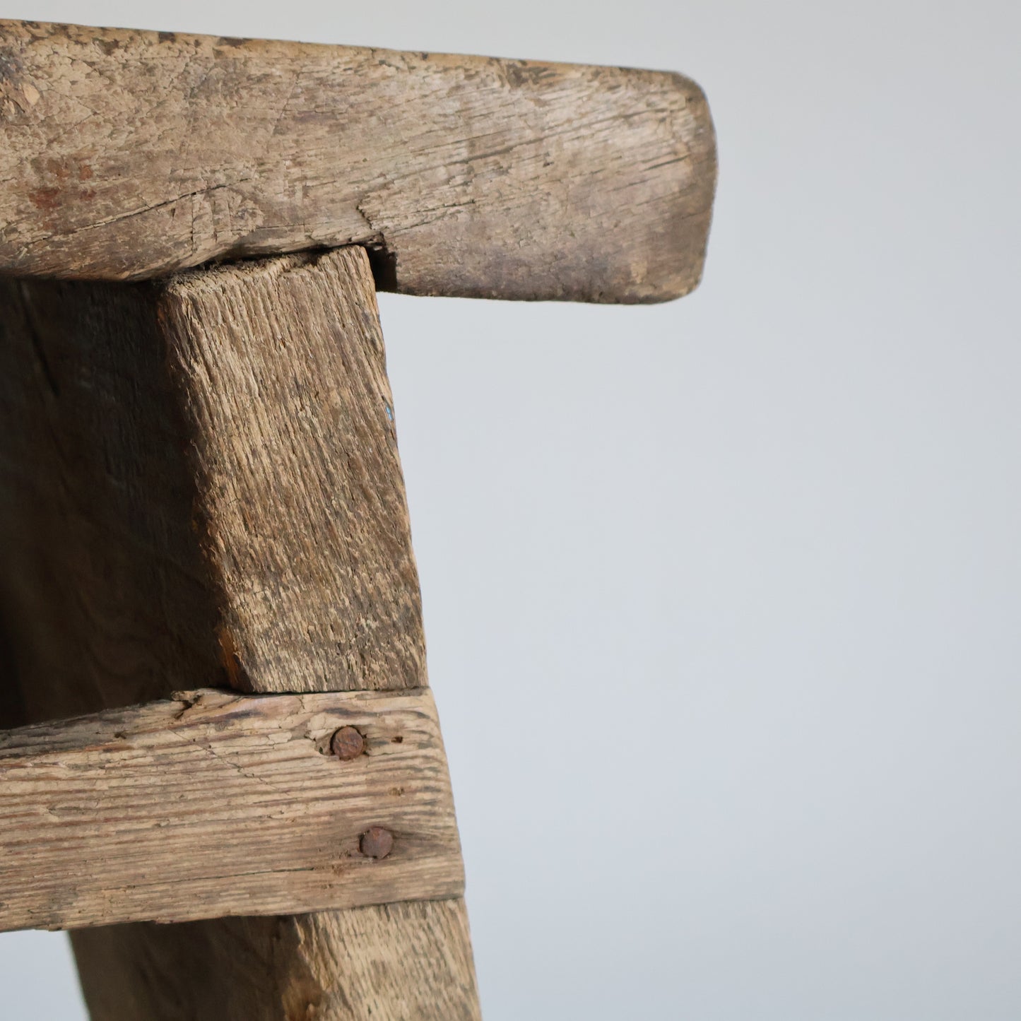 Medium elm stool - Ethel