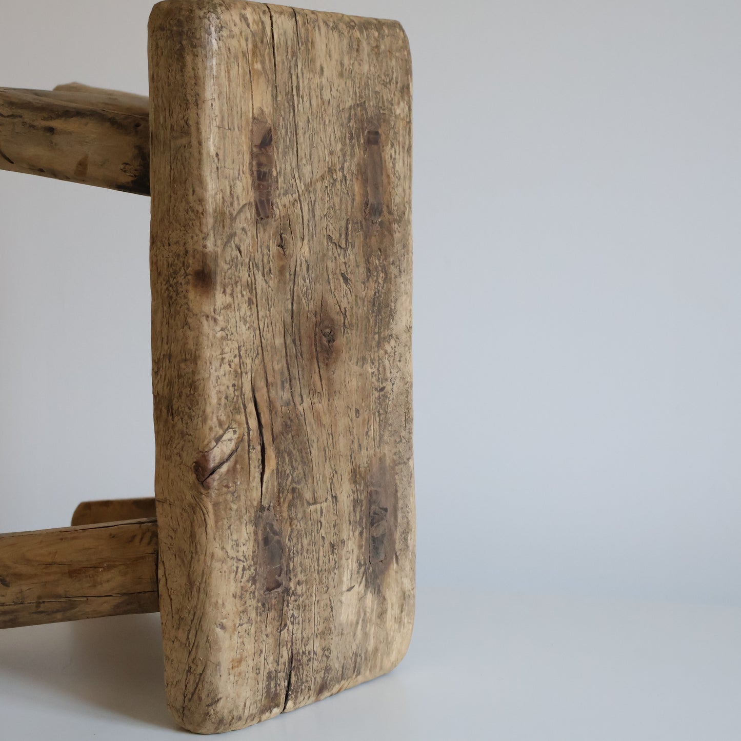 Small elm stool - Rufus