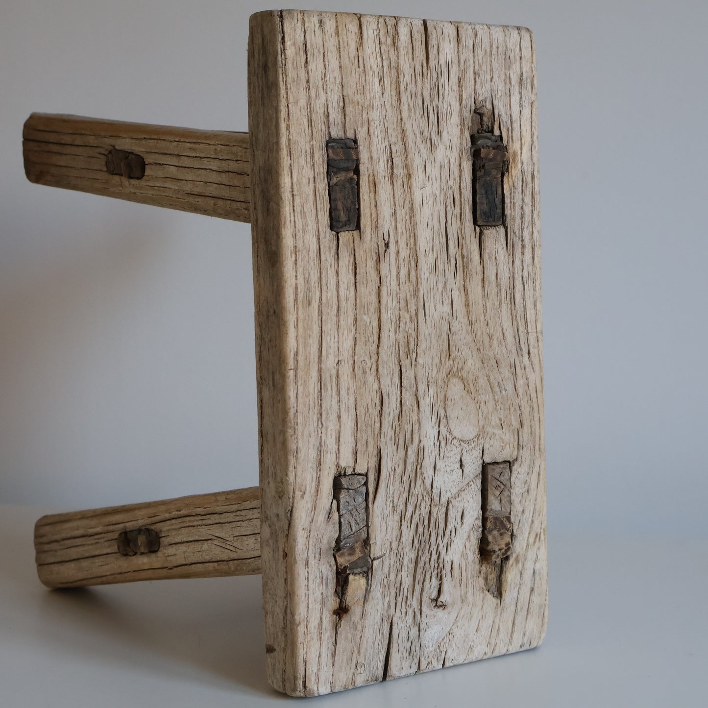 Small elm stool - Clyde