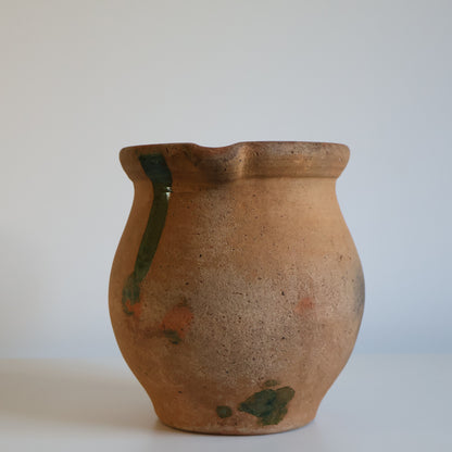 Green glazed pitcher
