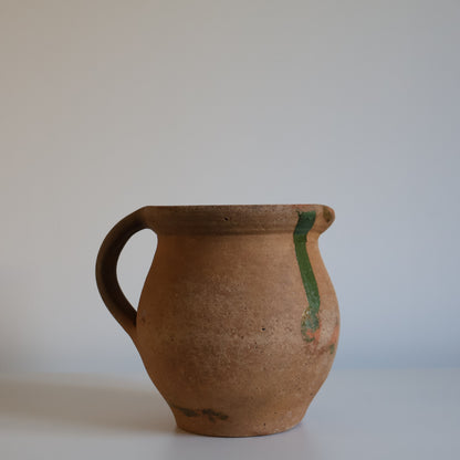 Green glazed pitcher