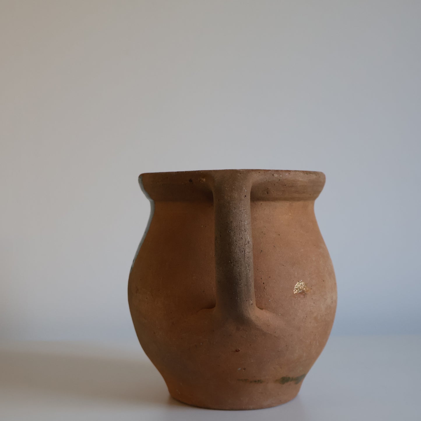 Green glazed pitcher