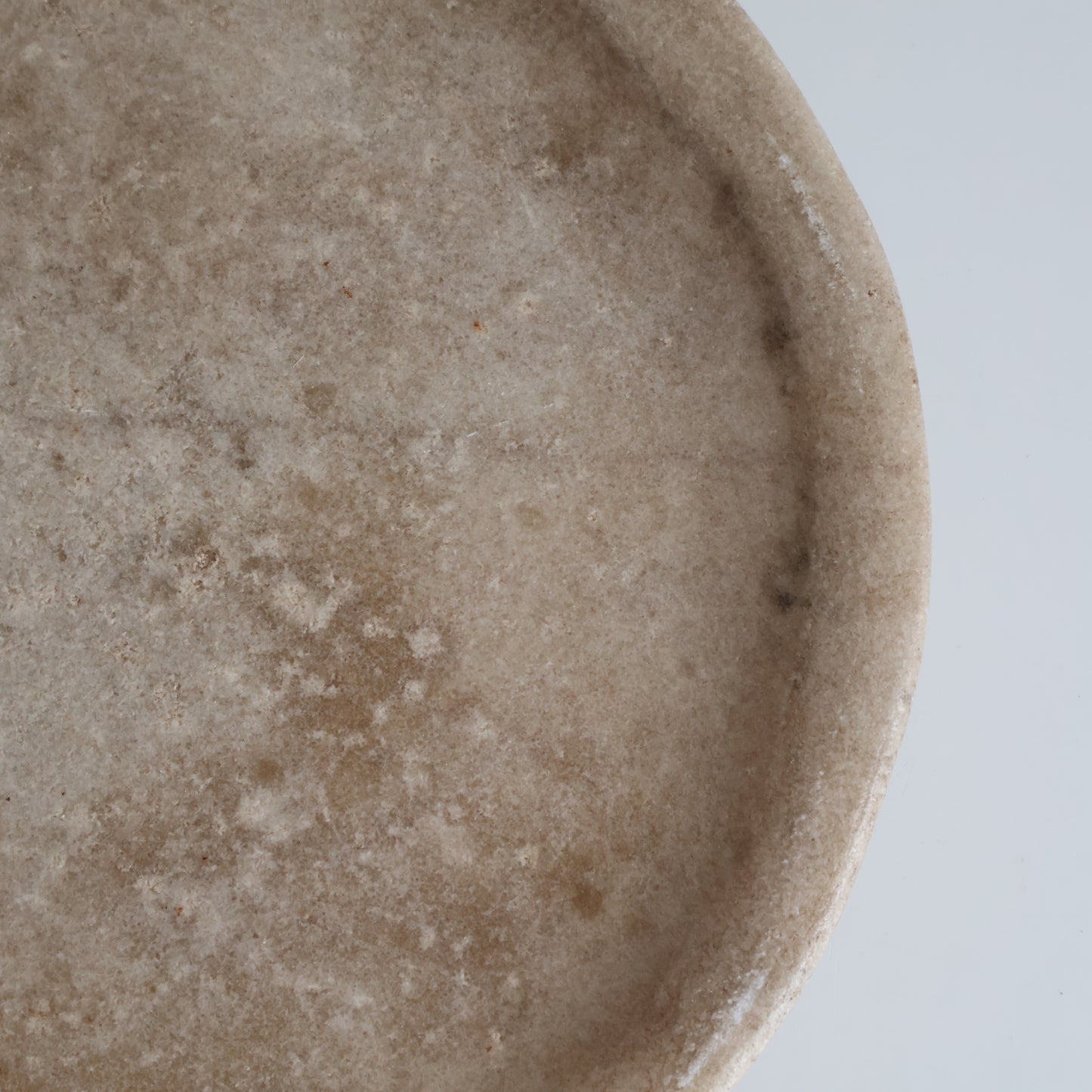 Aged marble plate