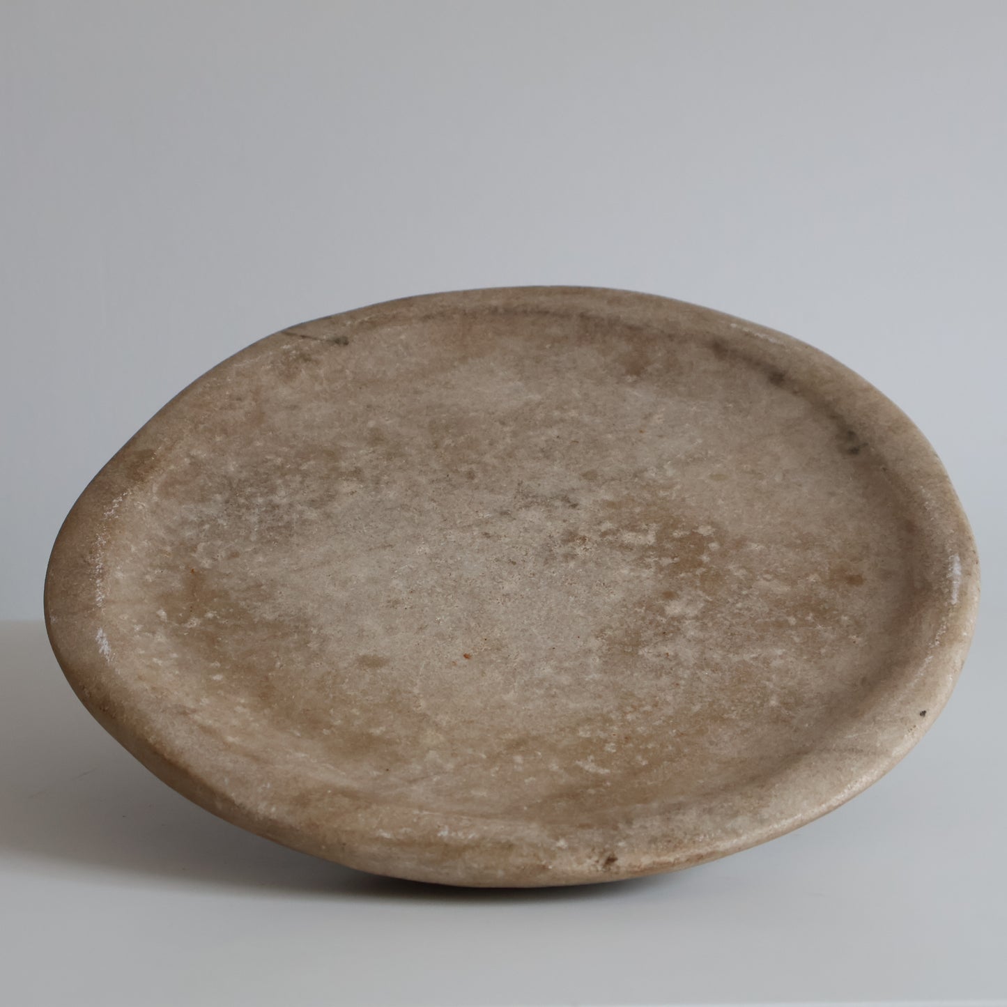 Aged marble plate