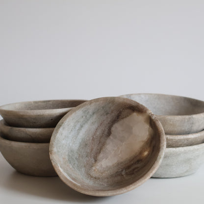 Mini marble bowls