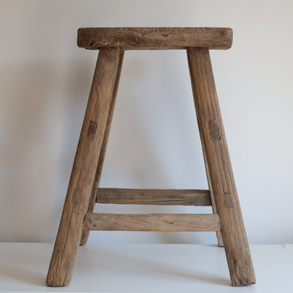Tall elm stool - Fern