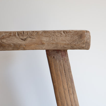 Tall elm stool - Fern