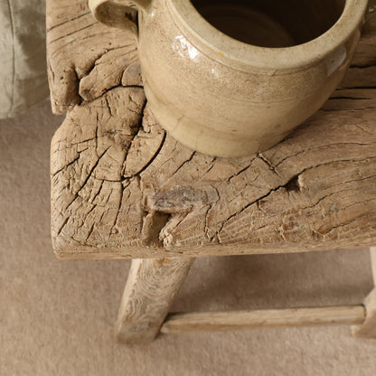 Tall elm stool - Jasper