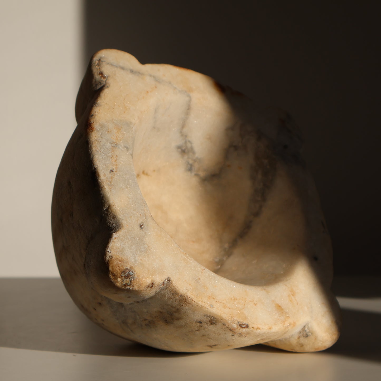 French marble mortar & pestle