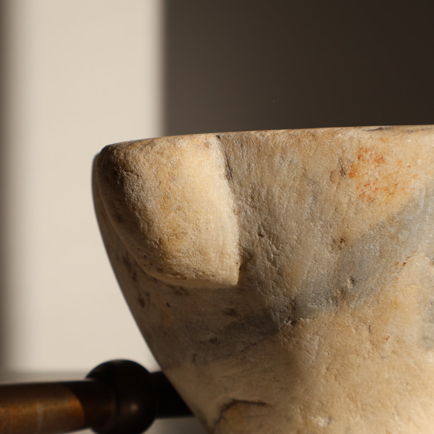 French marble mortar & pestle