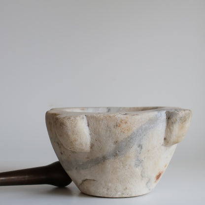 French marble mortar & pestle