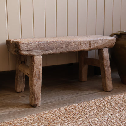 Medium elm stool - Edith