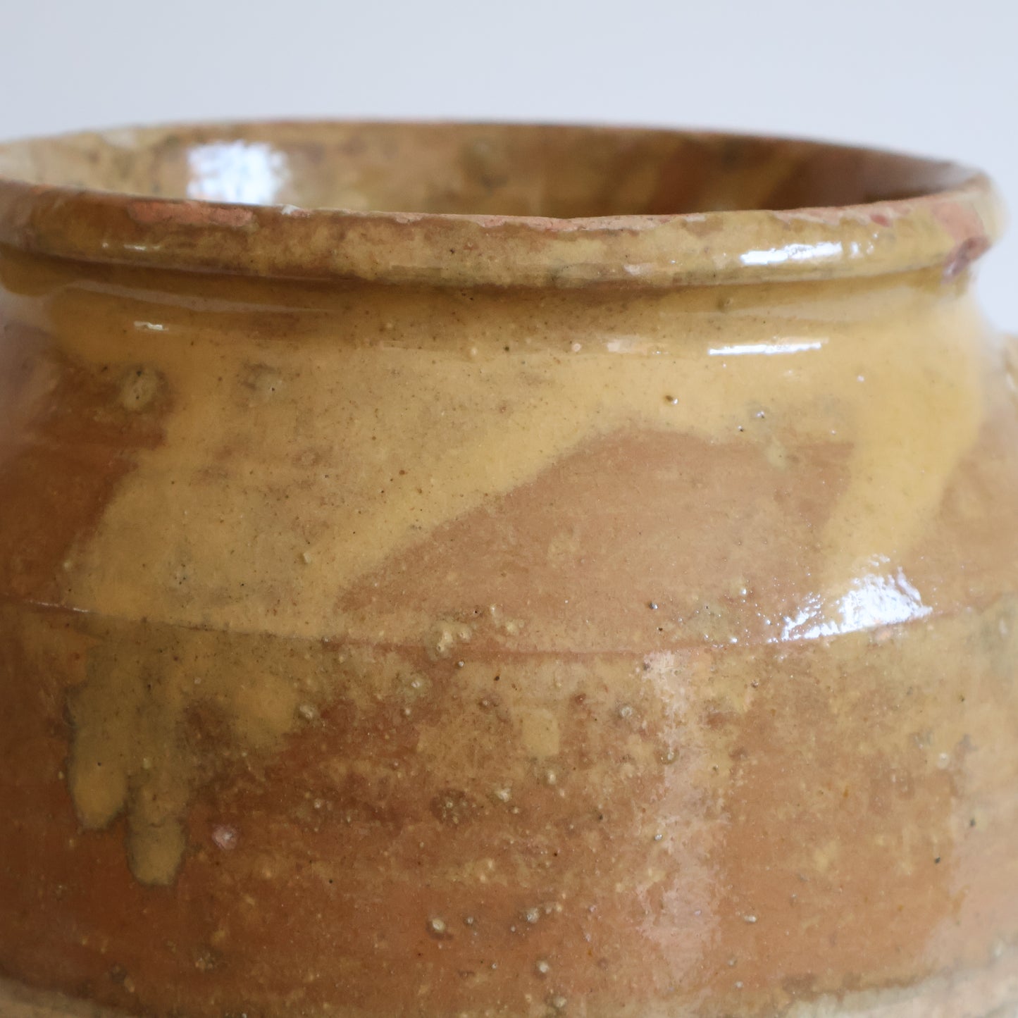 Yellow confit pot - Elin