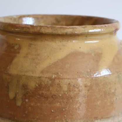 Yellow confit pot - Elin