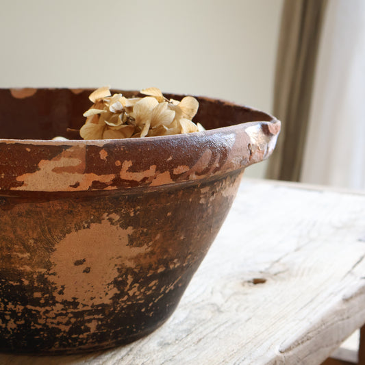 French terracotta bowl