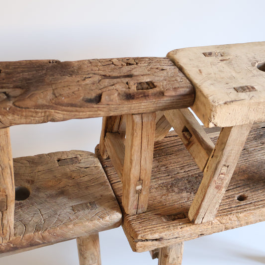Rustic stool - Archie