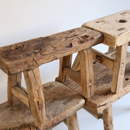 Rustic stool - August