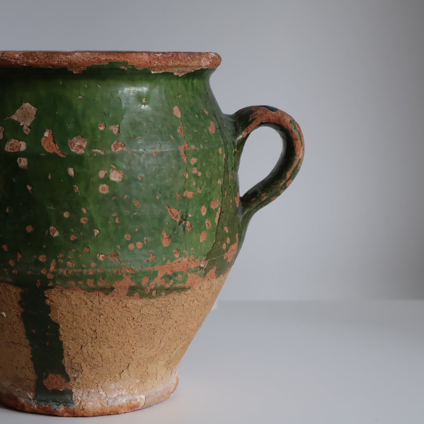 Green confit pot - Fern