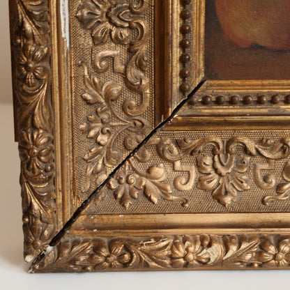 French framed still life art