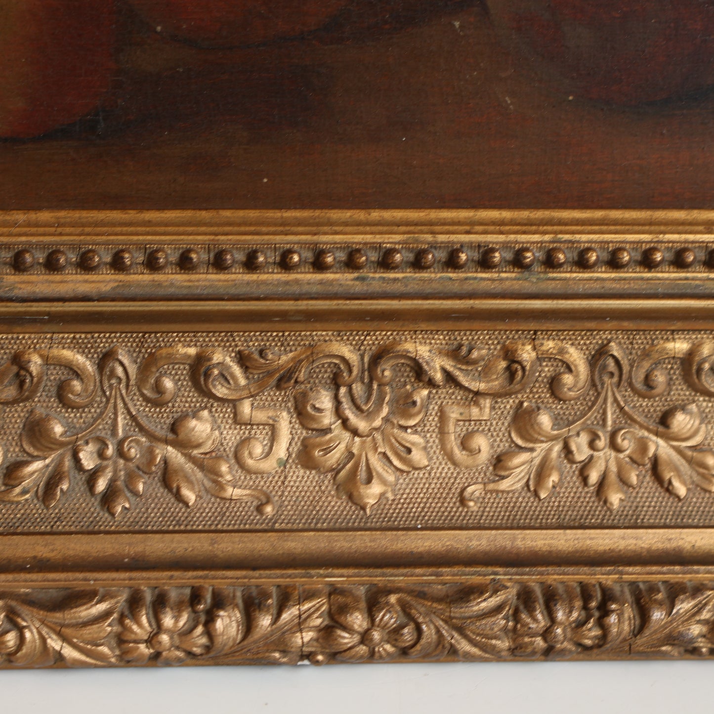 French framed still life art
