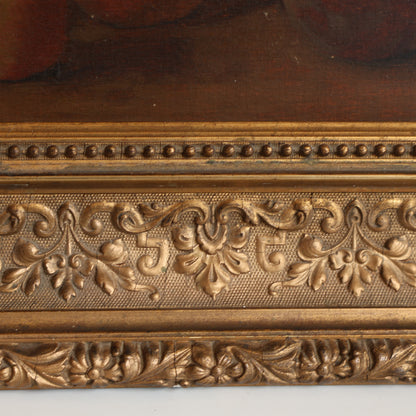 French framed still life art