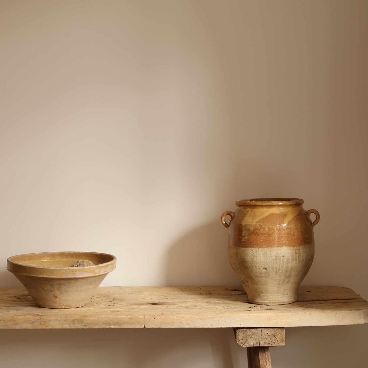 Yellow confit pot - Elin